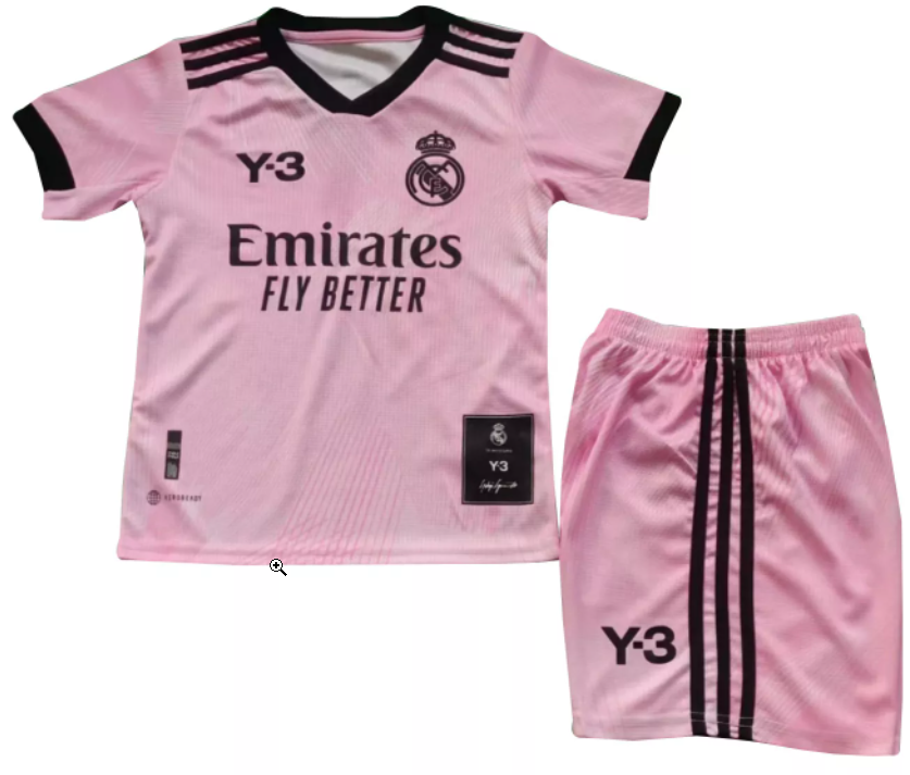 Kit infantil Real Madrid 2021 2022 Y-3 oficial Rosa